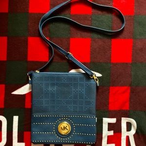 Michael Kors blue purse